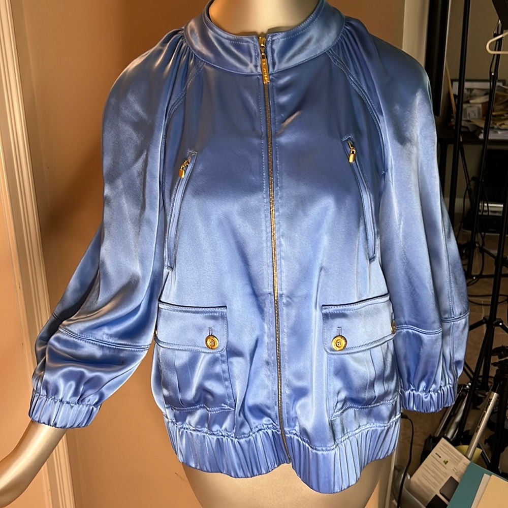 Blue St. John jacket, medium